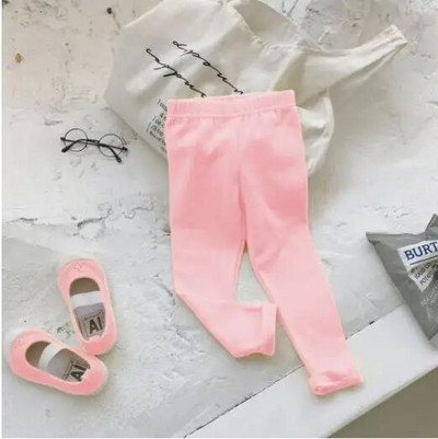 Jambiere pentru bebeluși, pantaloni pentru copii, colanți din bumbac, culoare uni, haine pentru fetițe pentru copii DT667