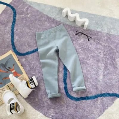 Jambiere pentru bebeluși, pantaloni pentru copii, colanți din bumbac, culoare uni, haine pentru fetițe pentru copii DT667