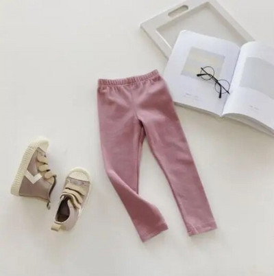 Jambiere pentru bebeluși, pantaloni pentru copii, colanți din bumbac, culoare uni, haine pentru fetițe pentru copii DT667