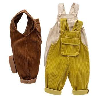 Μόδα μωρό κοριτσάκι αγόρι κοτλέ κοτλέ παντελόνι νήπιο Παιδικό παντελόνι φορτίου Φαρδιά φόρμες ανοιξιάτικα φθινοπωρινά βρεφικά ρούχα 1-5 ετών