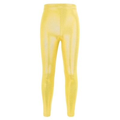 Copii fete, lucioase, metalice, pantaloni slabi, jambiere pentru balet, patine, yoga, gimnastică, spectacole, costume de dans