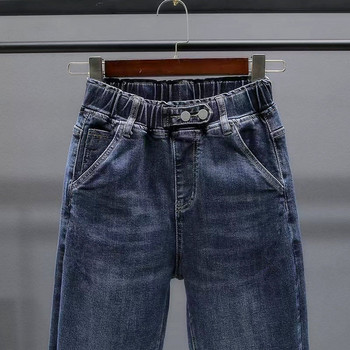 Μασίφ λευκό τζιν Γυναικεία μόδα παντελόνι Harem Cozy Soft Y2k Streetwear Boyfriend τζιν παντελόνι μπλε για ρούχα 2023 J1