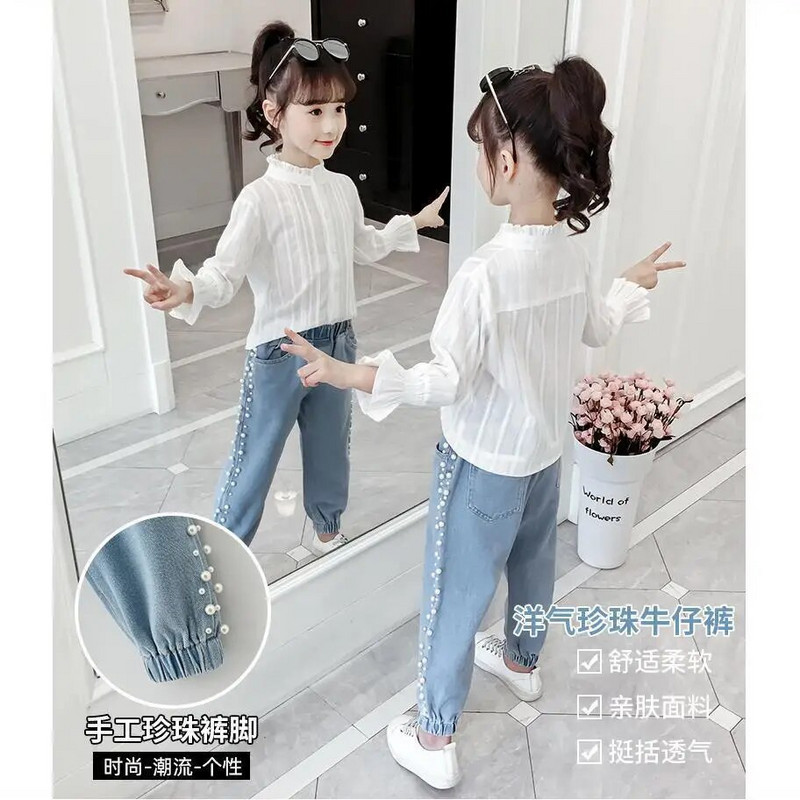 Gyerek Rajzfilm Nadrág Nadrág Divat Lány Farmer Gyerek Fiú Hole Farmer Gyerek Divat Farmer nadrág Baba Jean csecsemőruházat