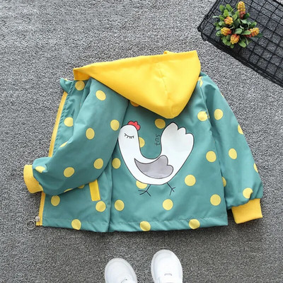 2-7 ani, haină de primăvară toamnă, pentru fete, pentru copii, purtând o jachetă cu glugă, jachetă cu fermoar, îmbrăcăminte pentru bebeluși