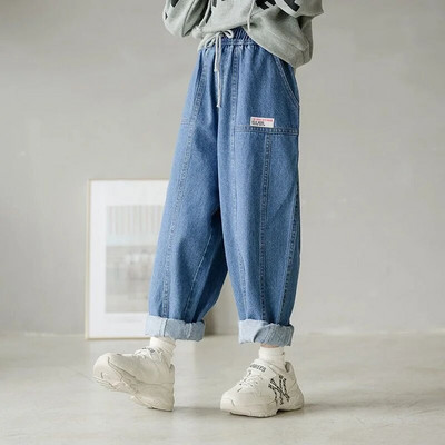 Fete Pantaloni lungi Bumbac Jean Pantaloni 2023 Albastru Primavara Vara Adolescenti Sport Scoala Bebelusi Copii Imbracaminte pentru copii