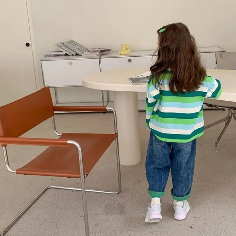 Djevojčice Duge hlače Pamučne jeans hlače 2023 Cool proljeće ljeto Tinejdžeri Sport Škola Dječja dječja odjeća za bebe