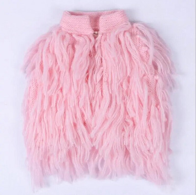 Pulover pentru fetițe Păstrați-vă cald Moda haine de toamnă Palton Vesta Pulovere Haine cu ciucuri Vestă pentru copii mici Îmbrăcăminte de exterior Jachete pentru copii