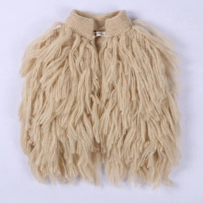 Pulover pentru fetițe Păstrați-vă cald Moda haine de toamnă Palton Vesta Pulovere Haine cu ciucuri Vestă pentru copii mici Îmbrăcăminte de exterior Jachete pentru copii