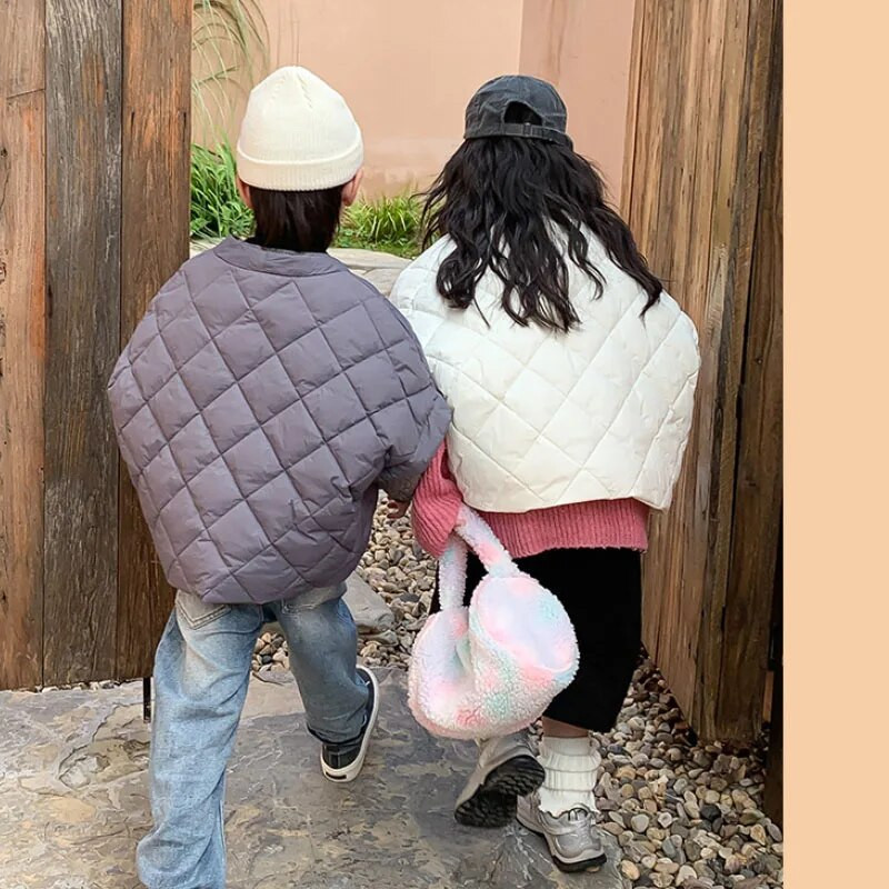 Zimska topla jakna Majice bez rukava Dječaci Djevojčice 2-8 godina Prsluk 2023. Korejska verzija Moda Novo Svestrana ležerna dječja odjeća