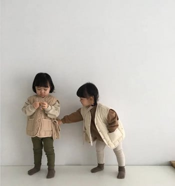 Φθινοπωρινό Παιδικό Γιλέκο Παιδικά Κοριτσίστικα Μπουφάν Χειμώνας Βρεφικά Αγόρια Ζεστά Εξωτερικά Ενδύματα Αντιανεμικά Παλτό