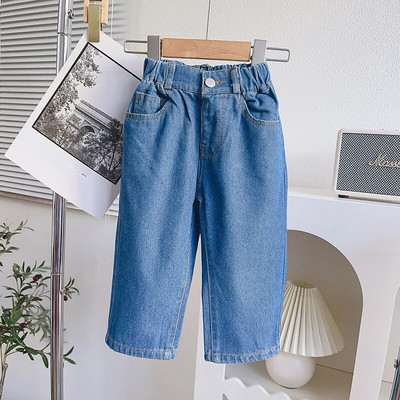 Blugi pentru copii Primăvară Fete Pantaloni ocazional Îmbrăcăminte pentru copii Pantaloni din blugi Moda Petrecere Blugi pentru fetiță Toamna Haine pentru fetiță