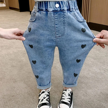 Κοριτσίστικο κολάν Παιδικό βρεφικό μακρύ τζιν παντελόνι 2022 Sweetheart Άνοιξη Φθινόπωρο για νήπια Βαμβακερά άνετα παιδικά υφάσματα