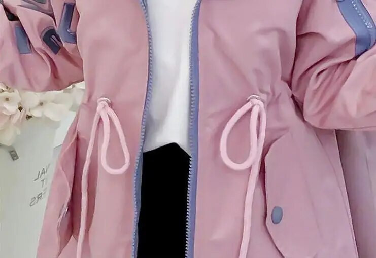 Φθινοπωρινά μπουφάν για κορίτσια Παιδικά ρούχα με κουκούλα Εξωτερικά ρούχα Μόδα Ανεμοδράκος Κορυφαίο παιδικό παλτό 2 έως 12 ετών Βρεφικά ρούχα