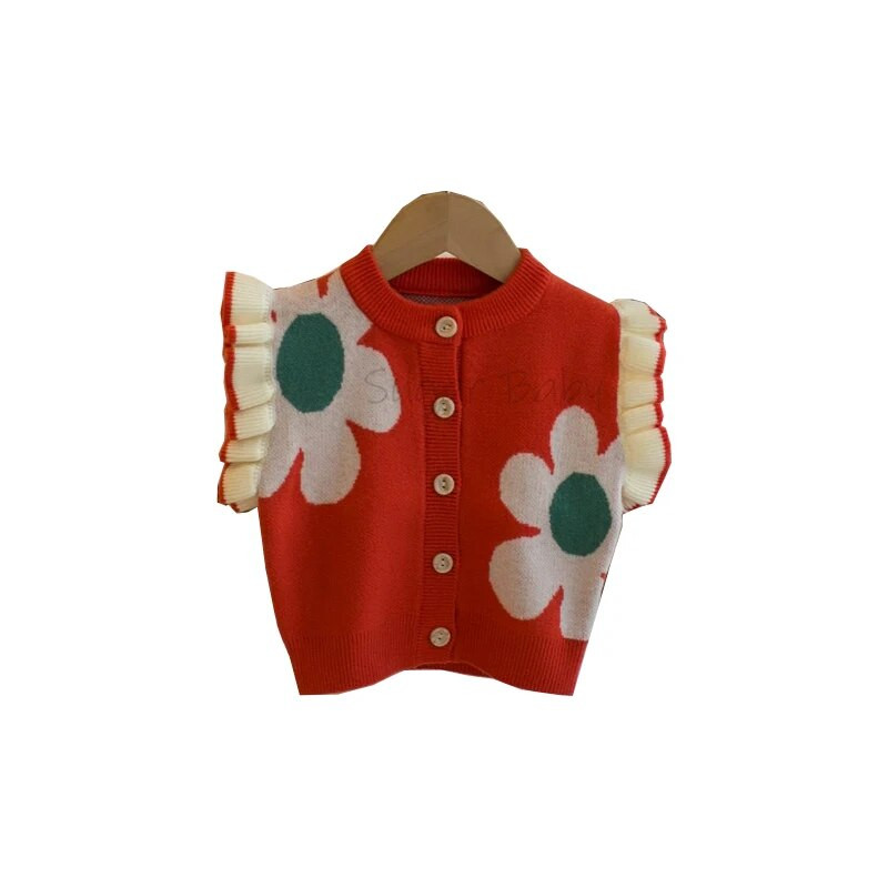 2023. aasta talvine beebitüdruku kampsun, uus laste sügistalvine varrukateta õhuline mantel Armas lastetüdruk, üherealine soe vest