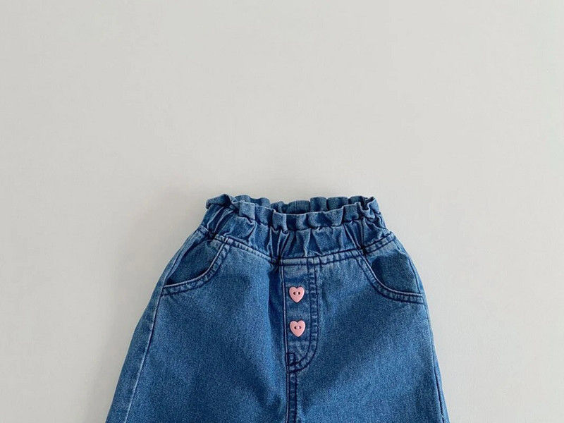 Nove dječje traperice za jesen i zimu 2023., jednobojna odjeća visokog struka, male i srednje dječje hlače za djevojčice