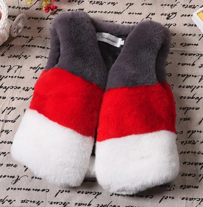 Vestă de iarnă pentru bebeluși din blană artificială, haine pentru copii, vestă pentru copii, veste pentru fete, la modă de toamnă, veste de culoare uni, 11 culori