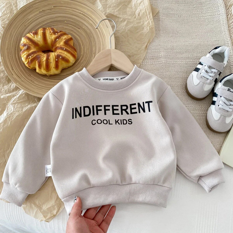 2024 m. pavasario naujiena vaikams skirtuose madinguose berniukų madinguose marškinėliuose – mažylio raidė su megztiniais viršutiniais drabužiais, vaikiški drabužiai 2–7 m.