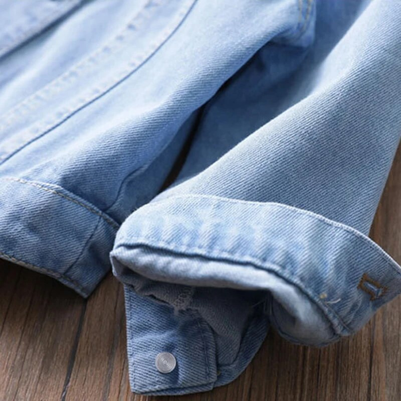 Jachetă din blugi pentru fete, primăvară, toamnă, brodata, jachetă prințesă, cadouri de aniversare, 2-6 ani, îmbrăcăminte pentru copii