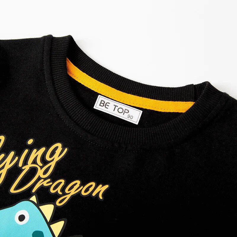 TUONXYE New Boys Sweatshirts dugih rukava Cartoon slatki dinosaur mekana prozračna pletena pamučna dječja dječja pulover odjeća