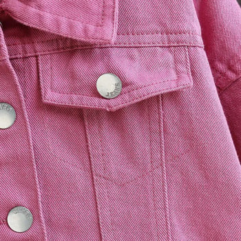 Νέο τζιν μπουφάν για κορίτσια Φθινοπωρινά ρούχα Μικρά κορίτσια Βρεφική μόδα τζιν μπουφάν Παιδικό casual τοπ παιδικό παλτό για κορίτσι 0 2 4 67Y