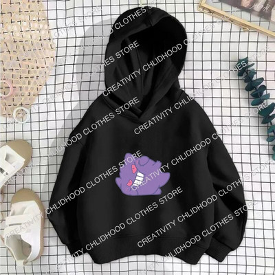 Pokemon Pikachu Hanorace pentru copii Psyduck Gengar Charmander Fată Băiat Pulover Copii Anime Haine casual Desene animate Hanorace Topuri