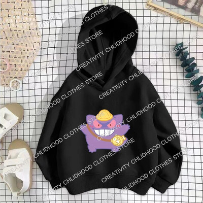 Pokemon Pikachu Hanorace pentru copii Psyduck Gengar Charmander Fată Băiat Pulover Copii Anime Haine casual Desene animate Hanorace Topuri