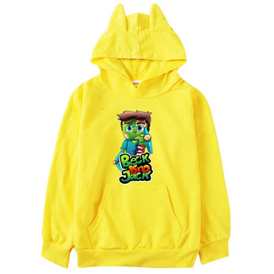 BECKBROJACK Памучни пуловери за деца Дрехи Момичета Kawaii Суичъри Бебешки момчета Графични качулки Риза Дрехи за малко бебе