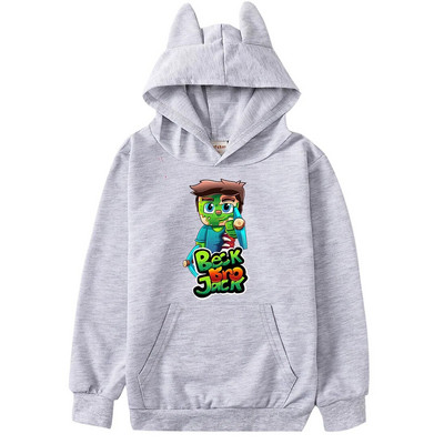 BECKBROJACK Памучни пуловери за деца Дрехи Момичета Kawaii Суичъри Бебешки момчета Графични качулки Риза Дрехи за малко бебе