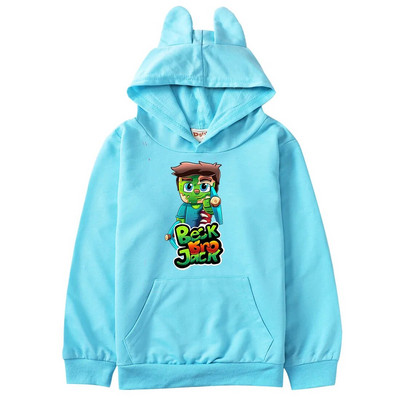 BECKBROJACK Памучни пуловери за деца Дрехи Момичета Kawaii Суичъри Бебешки момчета Графични качулки Риза Дрехи за малко бебе