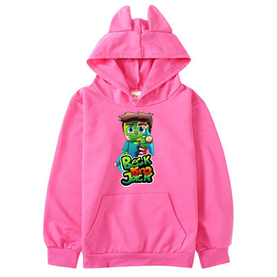 BECKBROJACK Памучни пуловери за деца Дрехи Момичета Kawaii Суичъри Бебешки момчета Графични качулки Риза Дрехи за малко бебе