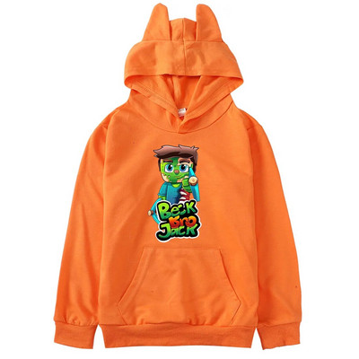 BECKBROJACK Памучни пуловери за деца Дрехи Момичета Kawaii Суичъри Бебешки момчета Графични качулки Риза Дрехи за малко бебе