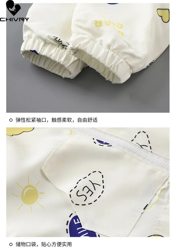 Új őszi téli gyerekek alkalmi kapucnis hosszú ujjú dzseki fiúk lány felsőruházat rajzfilmnyomat cipzáras széldzseki kabát babaruha