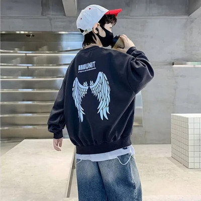 Πουλόβερ για αγόρια σε στυλ άνοιξης και φθινοπώρου Νέο μεσαίου μεγέθους παιδικό φθινοπωρινό μπλουζάκι για αγόρια φθινοπωρινό πουκάμισο μοντέρνο και μοντέρνο