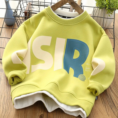 Berniukų laisvi gobtuvai 2023 m. Nauji vaikiški sportiniai megztiniai vaikams ilgomis rankovėmis Paauglių drabužiai Pavasario ruduo 6–14 m.