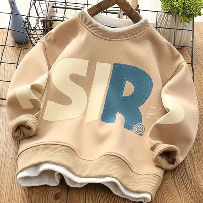 Berniukų laisvi gobtuvai 2023 m. Nauji vaikiški sportiniai megztiniai vaikams ilgomis rankovėmis Paauglių drabužiai Pavasario ruduo 6–14 m.