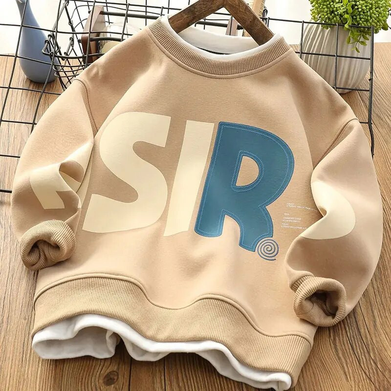 Berniukų laisvi gobtuvai 2023 m. Nauji vaikiški sportiniai megztiniai vaikams ilgomis rankovėmis Paauglių drabužiai Pavasario ruduo 6–14 m.