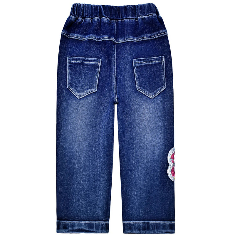 Tipegő Lányok Hímzett Farmer Gyerek Farmer Nadrág Gyermek Cowboy Nadrág Gyermek Ruházat