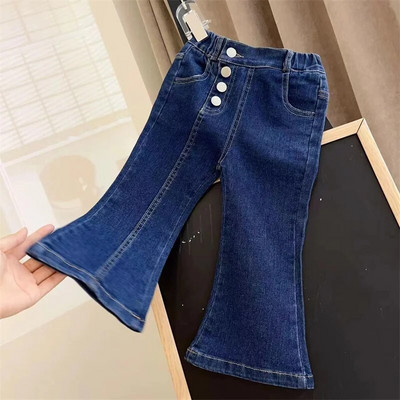 Djevojčice Jean Hlače Duge Hlače Pamuk 2024 Na zalihama Proljeće Jesen Dječje Hlače Dječja Odjeća za školu za djecu na otvorenom