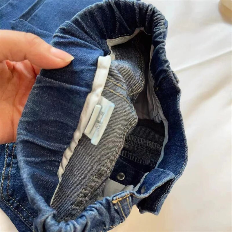 Djevojčice Jean Hlače Duge Hlače Pamuk 2024 Na zalihama Proljeće Jesen Dječje Hlače Dječja Odjeća za školu za djecu na otvorenom