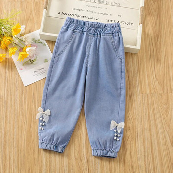 Summer New Baby Girls Boys Anti Mosquito Παντελόνι Τζιν Jean Παιδικό Κλιματιστικό Παντελόνι Baby Harem Παντελόνι Casual Παντελόνι