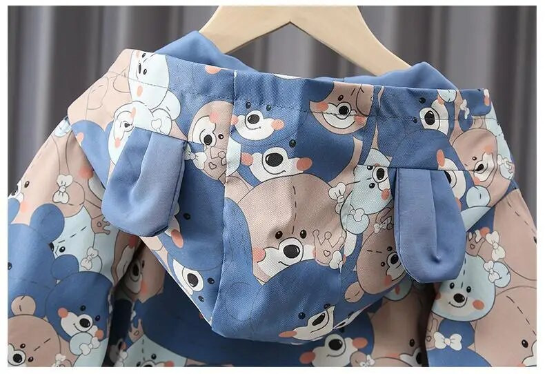 Dzsekik Kapucnis kabát Új tavaszi ősz fiúk baba lány felsőruházat kisgyermek lányok pamut kabátok gyerekek divat ruhák fiúk széldzseki