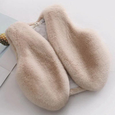 2022. Novi dječji prsluk Gornja odjeća Dječaci Djevojčice Prsluk od umjetnog krzna Dječji podebljani prsluk Jakna jesen zima