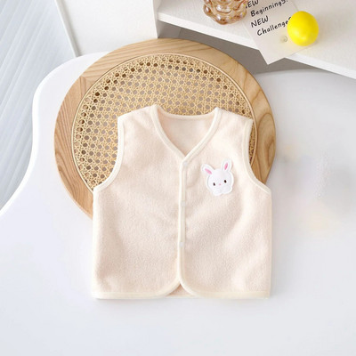 Karikatūra Dzīvnieku zēni Meitenes bērnu veste rudens ziemas korejiešu biezs divpusējs samts bērnu virsdrēbes jaundzimušo vestes