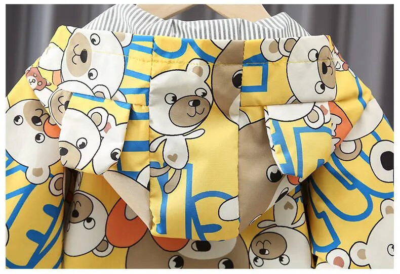 Gornja odjeća za djevojčice Jesen Proljeće Jakne za djevojčice Kaput Kaputi za malu djecu Parke Jakna s kapuljačom Dječja majica Vjetrovka za dječake Dječja