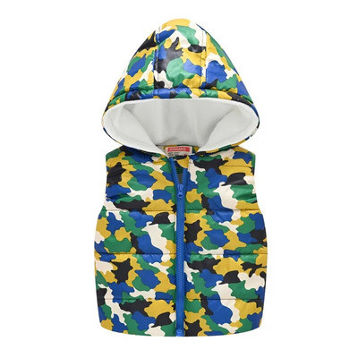 Veste pentru fete Vestă pentru copii din puf din bumbac Vestă caldă Bebeluși Fetițe Vestă florală dulce pentru copii Vestă pentru exterior 2-7 ani Copii