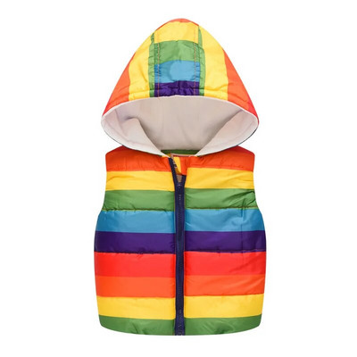 Veste pentru fete Vestă pentru copii din puf din bumbac Vestă caldă Bebeluși Fetițe Vestă florală dulce pentru copii Vestă pentru exterior 2-7 ani Copii