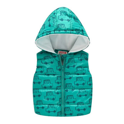 Veste pentru fete Vestă pentru copii din puf din bumbac Vestă caldă Bebeluși Fetițe Vestă florală dulce pentru copii Vestă pentru exterior 2-7 ani Copii