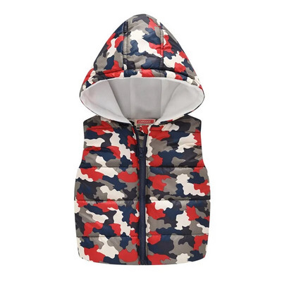 Veste pentru fete Vestă pentru copii din puf din bumbac Vestă caldă Bebeluși Fetițe Vestă florală dulce pentru copii Vestă pentru exterior 2-7 ani Copii