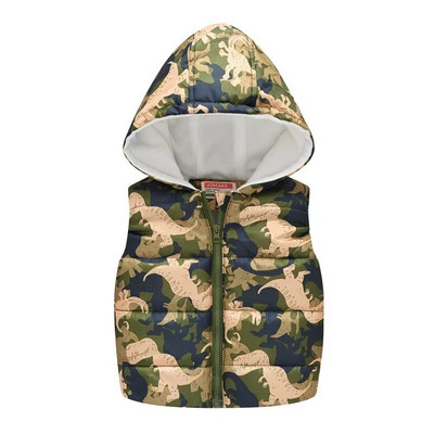 Veste pentru fete Vestă pentru copii din puf din bumbac Vestă caldă Bebeluși Fetițe Vestă florală dulce pentru copii Vestă pentru exterior 2-7 ani Copii