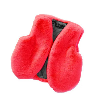 Kūdikių mergaičių dirbtinio kailio liemenės apranga Kalėdinės žiemos vaikų liemenės vaikams šiltas paltas kūdikiams be rankovių paltas drabužiai viršutiniai drabužiai